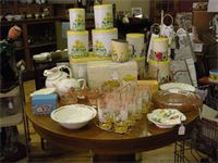 Pink Depression Glass! : Like the green depression, there's much more of this. We've stumbled onto a 30 year collection and there is much more to be drug out. Pink Depression Glass!