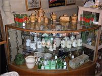 Hey its not all depression! : Somewhere along the line we've amassed Jadite, Roseville, Hull, Hall, Haeger, McKee, Tipp and a little everything in between. Hey its not all depression!