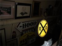 More signs : RxR, Hood tires, pennzoil More signs